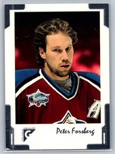 2001-02 Stadium Club #G33 Peter Forsberg Gallery Colorado Avalanche
