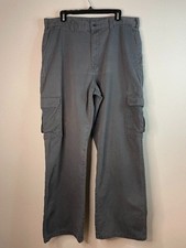 Dickies Men's Charcoal Gray Cargo Pants 36 x 32 100 Cotton Work Pants