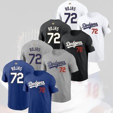 HOT-Miguel Rojas #72 Los Angeles Dod.gers 2026 Gold Kanji Name & Number Fan Look