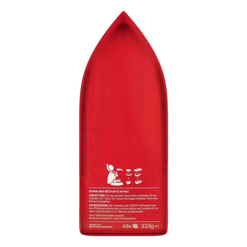 Cápsulas de café Senseo Classic - 48 unidades (1 paquete) - tostado medio con suave, balance Foto 4 de 4