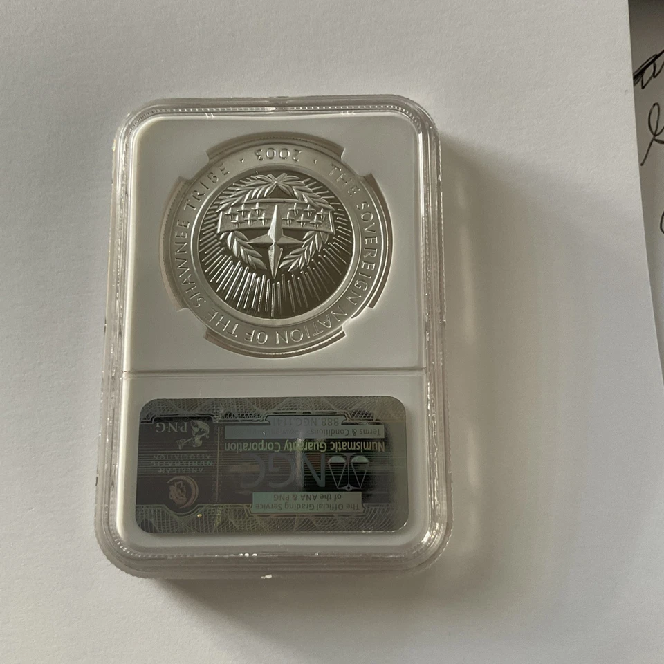 NGC 2003 SHAWNEE NATION S$1 LEWIS & CLARK-DROUILLARD PF 70 ULTRA CAMEO - Image 3 of 4