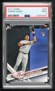 2017 Topps Aaron Judge (Fielding) #287 PSA 9 MINT Rookie RC