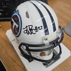 LenDale White Tennessee Titans Signed Mini Helmet Beckett Auth