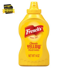 Graines de moutarde jaune French’s, classique, moulu en pierre #1 grade, produit o