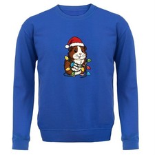 Guinea Pig Christmas Lights - Kids Hoodie / Sweater - Pigs Xmas Cute Love Pet