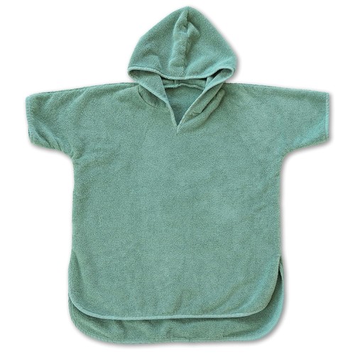 Luxuriously Soft Sage Hooded Towel - 100% Organic Cotton for Sensitive Skin - Picture 3 of 11