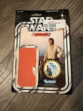 Kenner 1977 STAR WARS Episode IV LUKE SKYWALKER Card Back Boba Fett Offer 38180