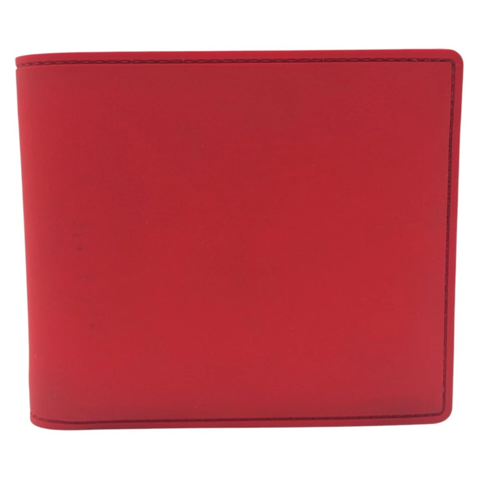Maison Margiela Bifold S35UI0425 Cartera Compacta Unisex Rojo Goma Foto 2 de 4