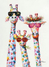 5D Giraffe Diamond Painting Kit 30x40cm for Wall Decor