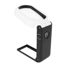 Portable 10X/25X Magnifying Glass Handheld Magnifier Folding Loupe 7LED 2UV Lamp