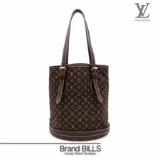 Excellent Condition Louis Vuitton Bucket PM Shoulder Bag M95226 Monogram Mini Li