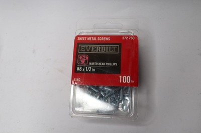 (100-Pk) Everbilt Phillips Modified Truss Head Zinc Plated Sheet Metal Screw