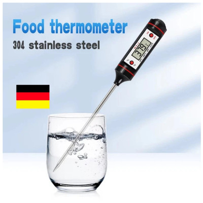 Digital LCD Thermometer, Roasting Thermometer, Meat Thermometer , Grill, BBQ, Me