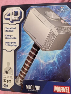 Thor Hammer 3D Puzzle Model Kit with Stand, 87 Pieces