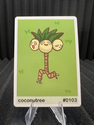 Cconutree (Exeggutor) #103 - Gen 1 Pookiemoot Fan Art - Pokemon