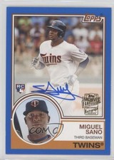 2016 Archives Fan Favorites 1983 Design Blue Border 80/199 Miguel Sano Auto 0aa