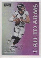 2020 Panini Playoff Call to Arms Pink Prizm Drew Lock #CA-14 pm6