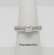 1CT Natural Diamond Anniversary Engagement Wedding Bridal Ring 14K White Gold