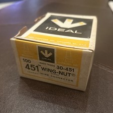 Vintage NEW Ideal Wing-Nut wire connector model 451, Quan 100