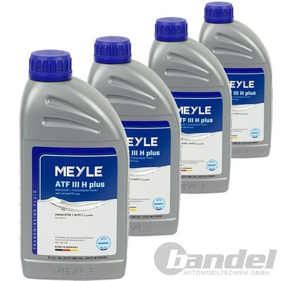 4L MEYLE 0140192800 GETRIEBEÖL AUTOMATIKGETRIEBEÖL ATF III H PLUS MER