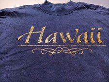 VTG HAWAII Sweatshirt USA Made Sz Md Gear for Sports