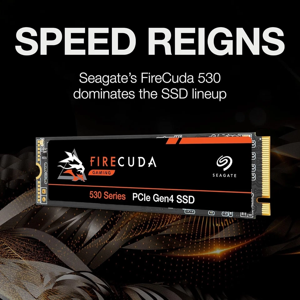 Seagate FireCuda 530 2TB – ZP2000GM30013 – PCIe 4.0 NVMe SSD – 7,200 MB/s - Image 3 of 4