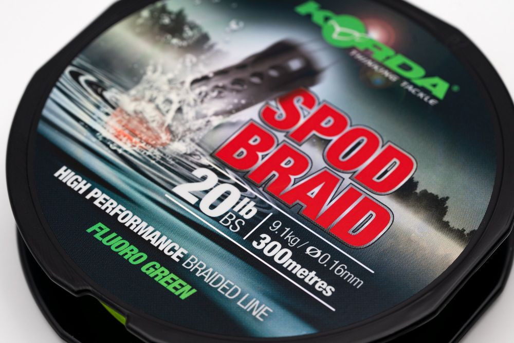 Korda Carp Fishing Green Spod Braid 20lb 300m