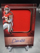 2025-26 Nfl PANINI Silhouette  Dante Hall Auto Patch 116/199 Chiefs Color Match