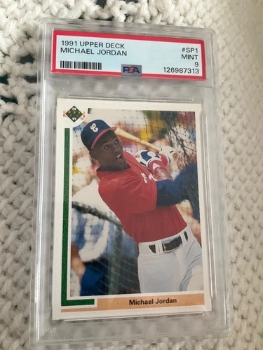 1991 Upper Deck Michael Jordan Baseball PSA 9 RC SP1