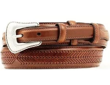 Nocona Western Belt Mens Leather Top Hand Ranger Cedar N2476802