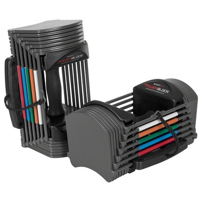 Power Block Hantel 24, Verstellbare Kurzhantel, Powerblock, 1,5 - 11 kg, Paar