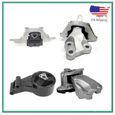 4PCS Right Engine Motor & Auto Transmission Mount For 2017 Chevrolet Cruze 1.4L