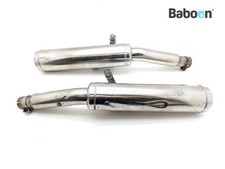 Exhaust Muffler Set Original OEM Yamaha FJ 1200 1991-1997 + ABS (FJ1200 3XW 3YA