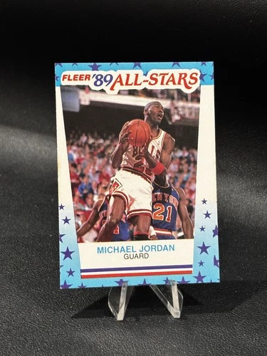 1989-90 Fleer - All-Stars Stickers Michael Jordan #3 🔥🔥🔥
