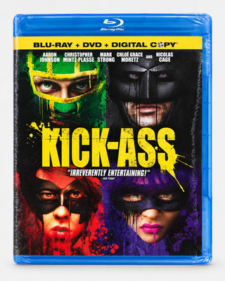 Kick-Ass (FACTORY SEALED) Blu-ray Aaron Taylor-Johnson Nicolas Cage Action