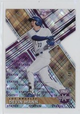2019 Panini Elite Extra Edition Status Purple Die-Cut /125 Devin Mann #121 4f5