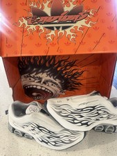 Size 11.5 Men  s Adidas Megaride S2 Hellstar White Black KH8086 IN HAND