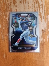 Baseball Card Single 2021 Prizm Brent Rooker #126 Tier 2 Rookie Panini NM B914. rookie card picture