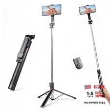 71" Phone Tripod Selfie Stick for iPhone and Android Phone, Cell Phone A Tripod