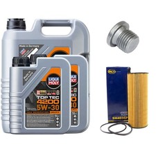 Motoröl Filter Set 4200 5W-30 7 Liter + Schraube für Audi Q5 3.0 TDI 8RB 240 PS