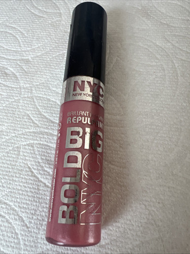 NYC 468 Big City Blush Big Bold Plumping rosa lucidalabbra - Foto 3 di 3
