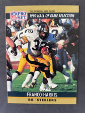 1990 Pro Set - Hall of Fame Selection Franco Harris #25 DOB 3/7/50 Steelers