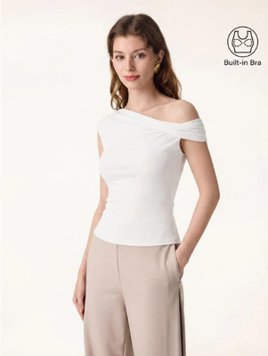 OGL MOVE Eco-SkinKiss  Multi-wear Versatile Necklines Bra Top - Pure White (New)