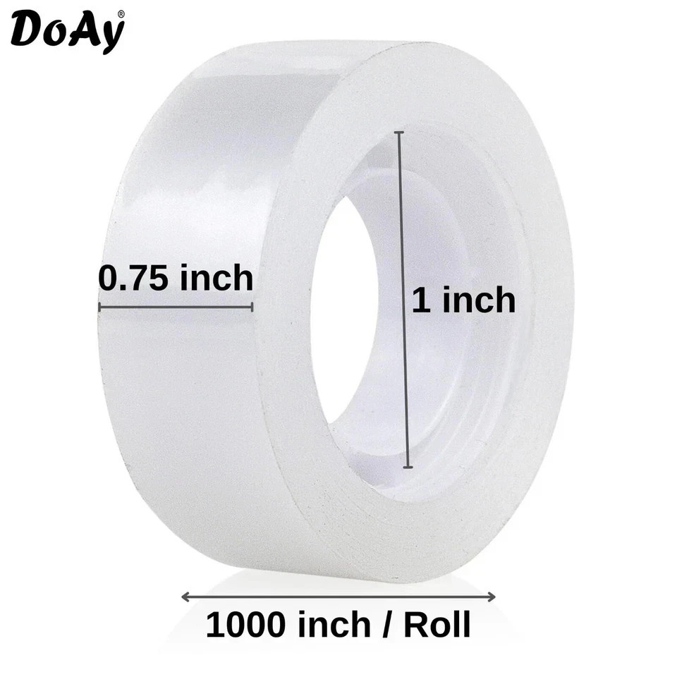 Clear Transparent Tape Rolls 3/4" x 1000" Dispenser Refill 16 Tape Rolls Scotch.