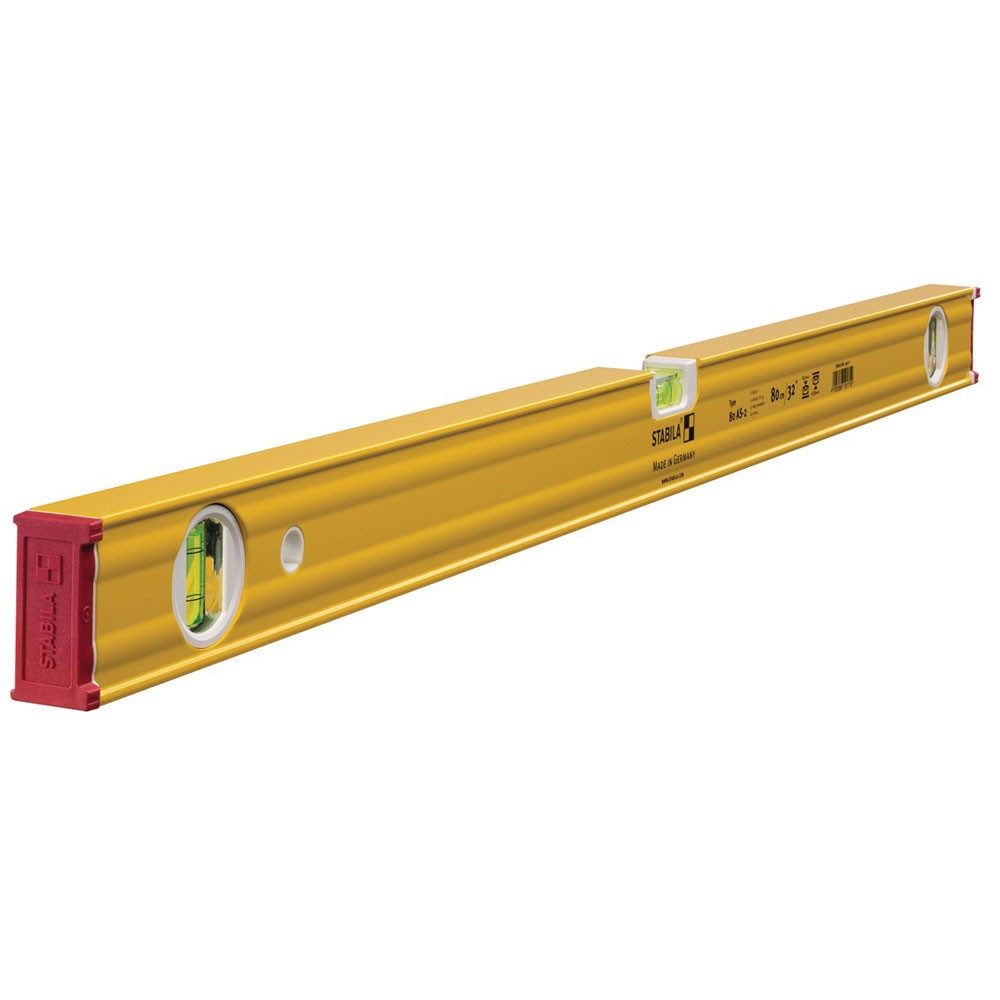 Stabila 80 AS-2 Spirit Level 3 Vial 80cm