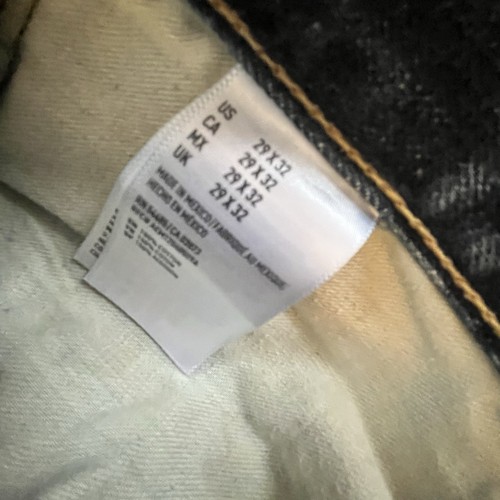 American Eagle Jeans Men's 28x31 Slim Straight Mid Rise Dark Wash - Picture 5 of 15