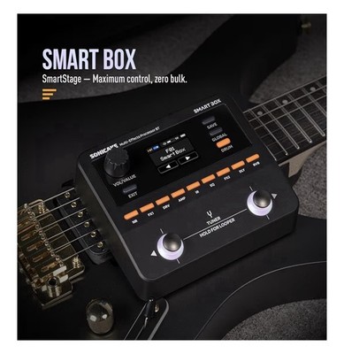 SONICAKE Smart Box Multi-Effects Processor for Guitar/Bass 130+ Effects, NAM/IR