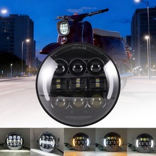 Für Simson S51 S50 Schwalbe STAR KR51/2 5,75" Scheinwerfer DRL Hi/Lo Strahl