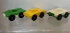 Vintage Fisher Price Little People 3 Set Car Lot