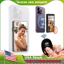 Phone Vlog Selfie Monitor Screen Magnetic Phone Holder Clip PH01 MAXNMW Black